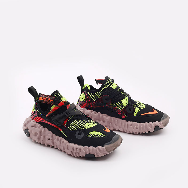  черные кроссовки Nike Overreact Flyknit Ispa CD9664-001 - цена, описание, фото 2